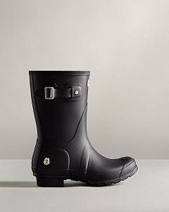 Black Hunter Disney Short Women's Rain Boots | NZ-41675