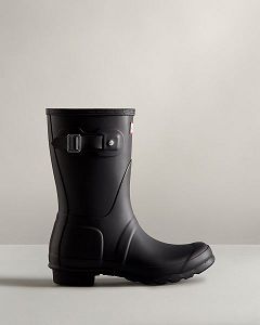 Black Hunter Original Short Women's Rain Boots | NZ-30196