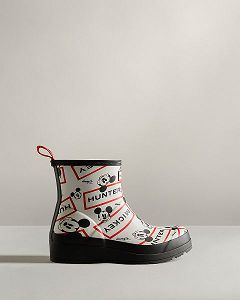 Black Hunter Play Disney Short Women's Rain Boots | NZ-92038