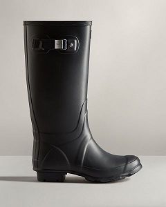 Navy Hunter Huntress Wide Leg Women's Rain Boots | NZ-20839