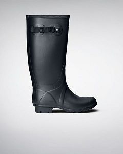 Navy Hunter Huntress Wide Leg Women's Rain Boots | NZ-34986