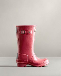 Pink Hunter Starcloud Kids' Rain Boots | NZ-74920