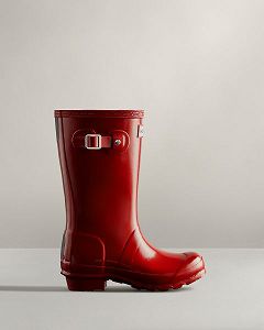 Red Hunter Original Gloss Kids' Original Boots | NZ-53104