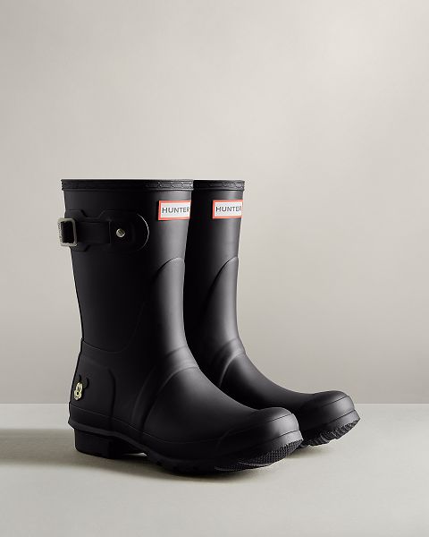 Black Hunter Disney Short Women's Rain Boots | NZ-41675