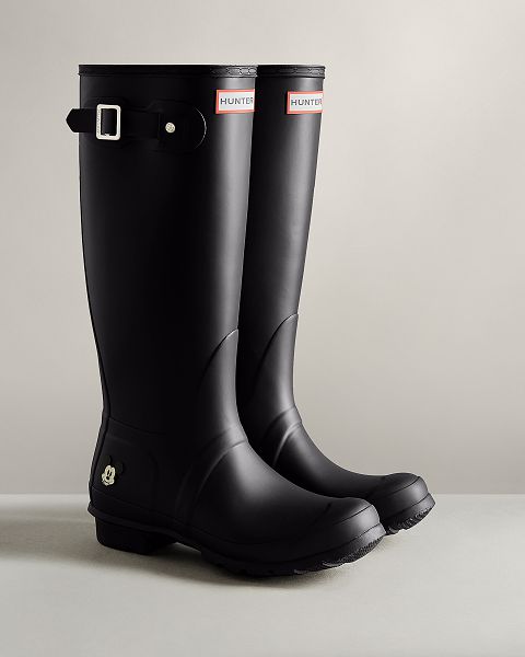 Black Hunter Disney Tall Women's Rain Boots | NZ-72569