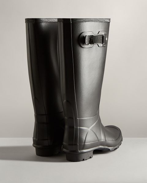 Black Hunter Huntress Wide Leg Women's Rain Boots | NZ-95013