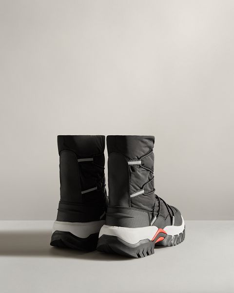 Black Hunter Insulated Recycled Polyester Women's Snow Boots | NZ-87409