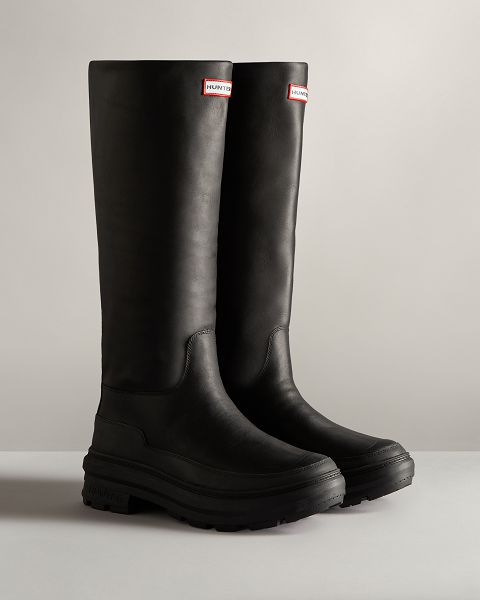 Black Hunter Killing Eve Tall Chasing Women's Winter Boots | NZ-60794