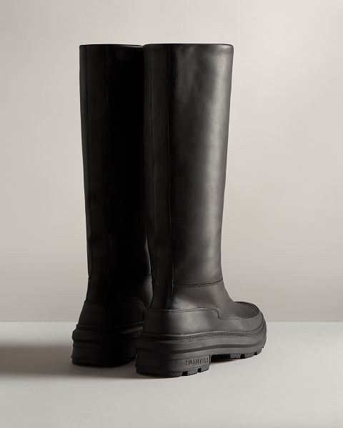 Black Hunter Killing Eve Tall Chasing Women's Winter Boots | NZ-60794