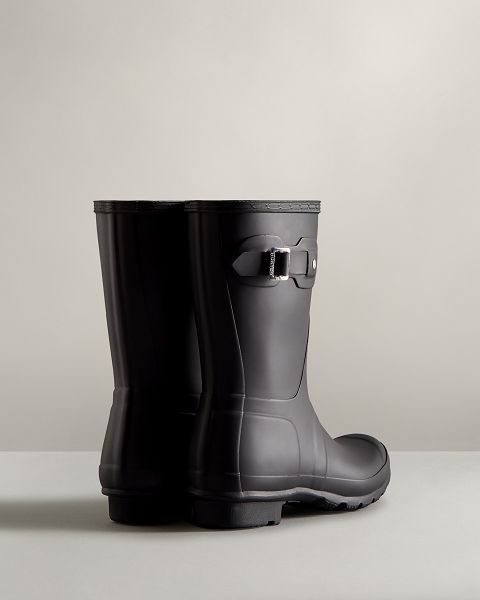 Black Hunter Original Short Women's Rain Boots | NZ-30196