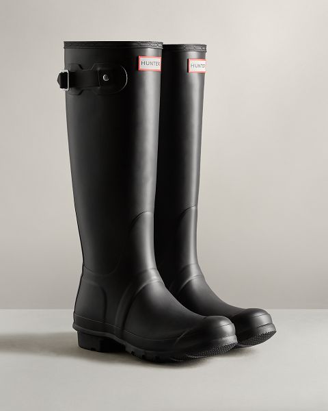 Black Hunter Original Tall Women's Rain Boots | NZ-12508