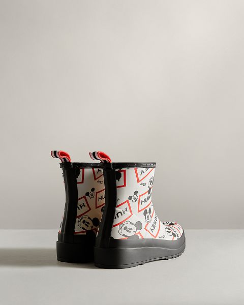 Black Hunter Play Disney Short Women's Rain Boots | NZ-92038