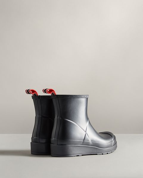 Black Hunter Play Short Pearlized Women's Rain Boots | NZ-10854