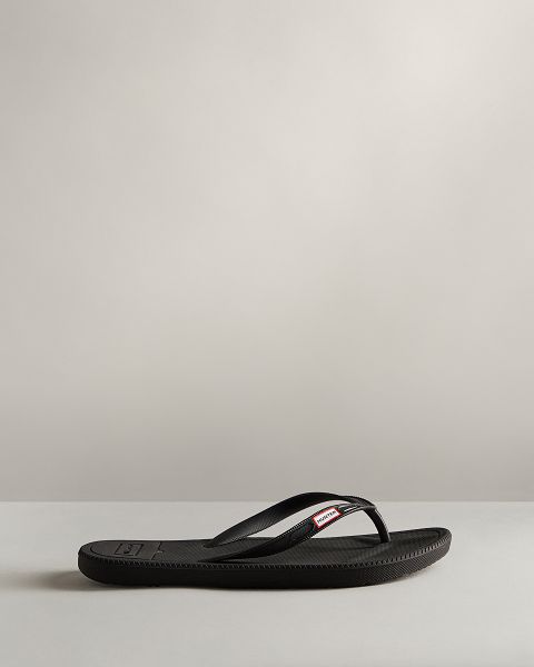 Black Hunter Summer Women's Flip Flops | NZ-54816