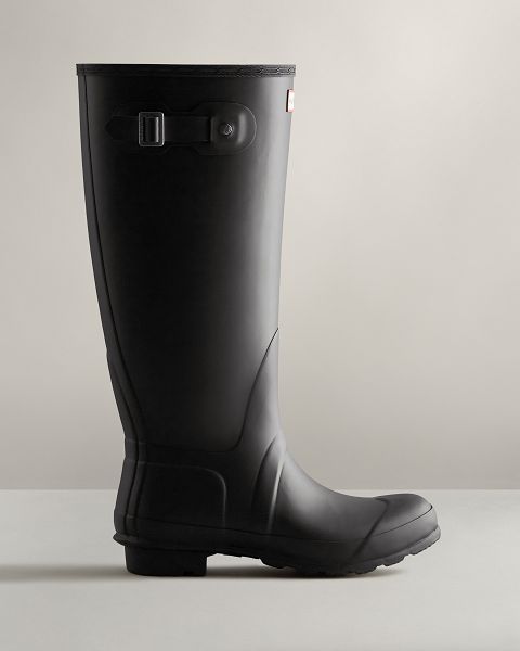 Black Hunter Tall Wide Fit Women\'s Rain Boots | NZ-47092