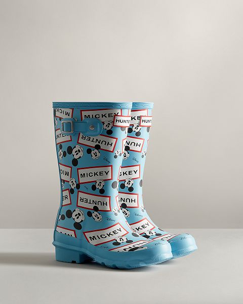 Blue Hunter Disney Kids' Rain Boots | NZ-63789