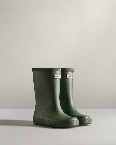 Green Hunter Original First Classic Kids' Rain Boots | NZ-73809