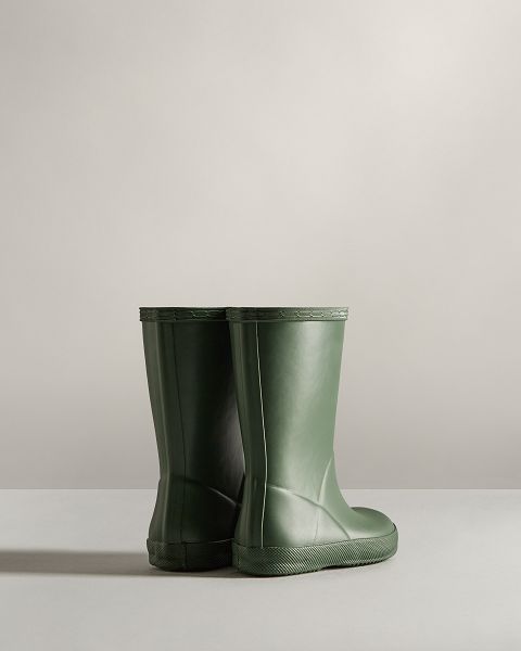 Green Hunter Original First Classic Kids' Rain Boots | NZ-73809