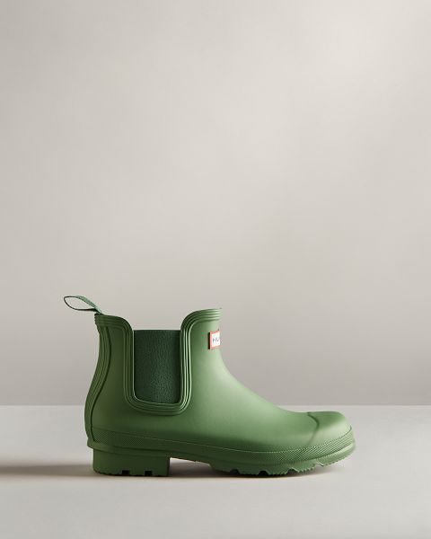 Green Hunter Original Men\'s Chelsea Boots | NZ-86432