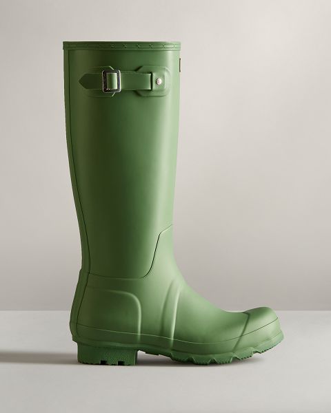 Green Hunter Original Tall Men\'s Rain Boots | NZ-72053