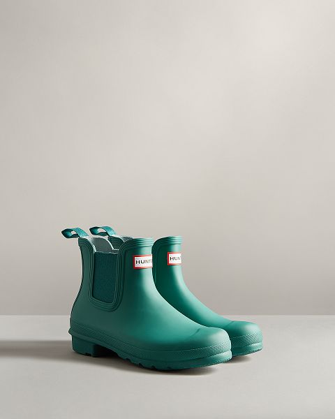 Green Hunter Original Women's Chelsea Boots | NZ-64825