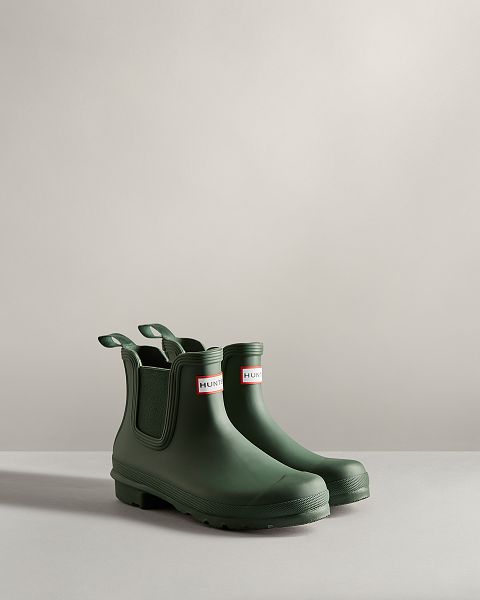 Green Hunter Original Women's Original Chelsea Boots | NZ-21846