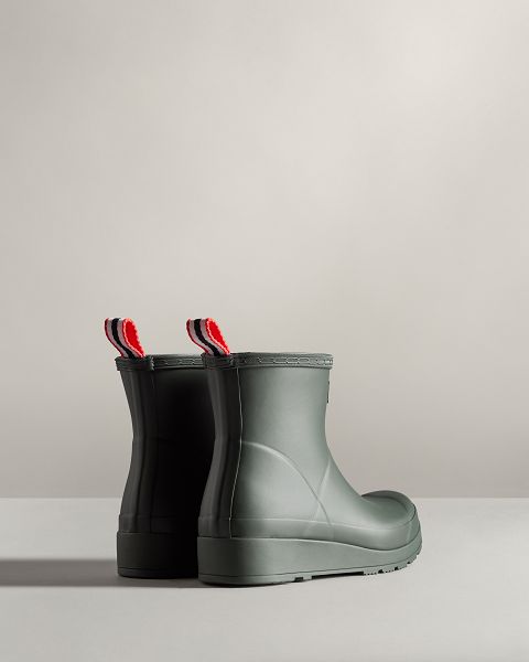 Green Hunter Play Short Women's Rain Boots | NZ-52068