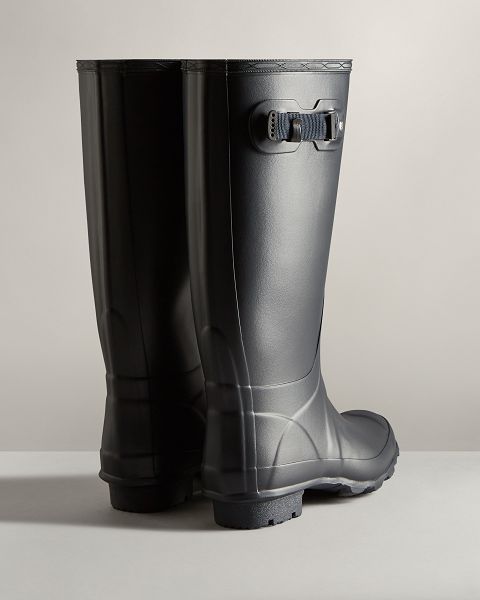 Navy Hunter Huntress Wide Leg Women's Rain Boots | NZ-20839