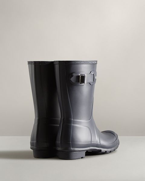 Navy Hunter Original Short Women's Rain Boots | NZ-85367