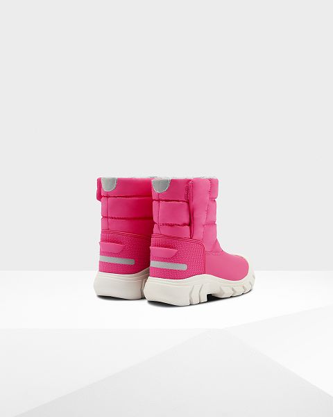 Pink Hunter Insulated Kids' Snow Boots | NZ-47605