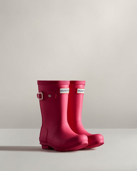 Pink Hunter Original Kids' Rain Boots | NZ-69258