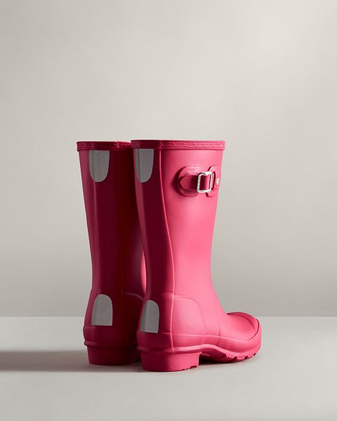 Pink Hunter Original Kids' Rain Boots | NZ-73890