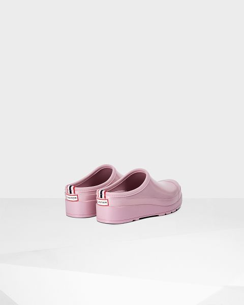 Pink Hunter Play Nebula Women's Clogs | NZ-24503