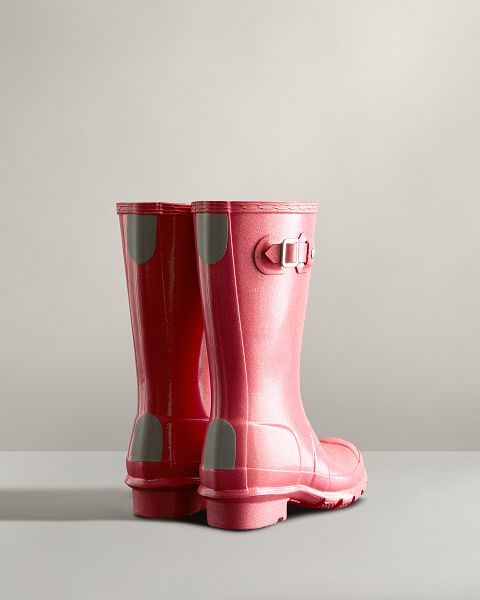 Pink Hunter Starcloud Kids' Rain Boots | NZ-74920