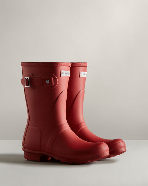 Red Hunter Original Short Women's Rain Boots | NZ-36895