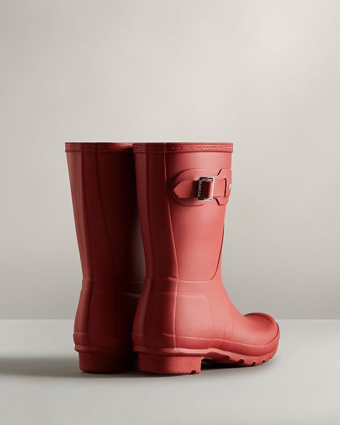 Red Hunter Original Short Women's Rain Boots | NZ-36895