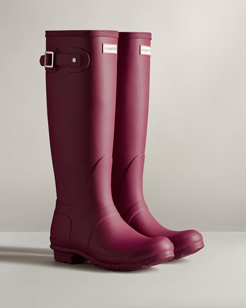 Red Hunter Original Tall Women's Rain Boots | NZ-31672