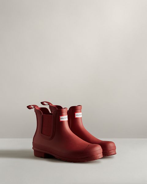 Red Hunter Original Women's Chelsea Boots | NZ-89207