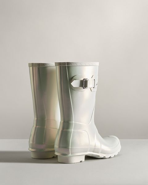 Silver Hunter Nebula Short Women's Rain Boots | NZ-35167