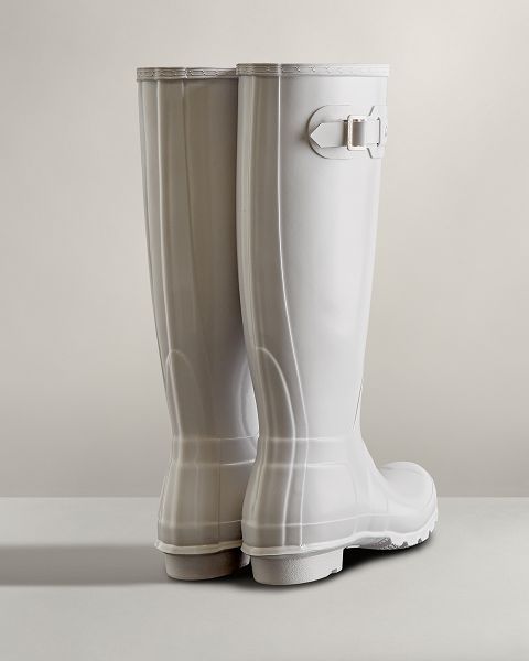 White Hunter Original Tall Gloss Women's Original Tall Boots | NZ-42091