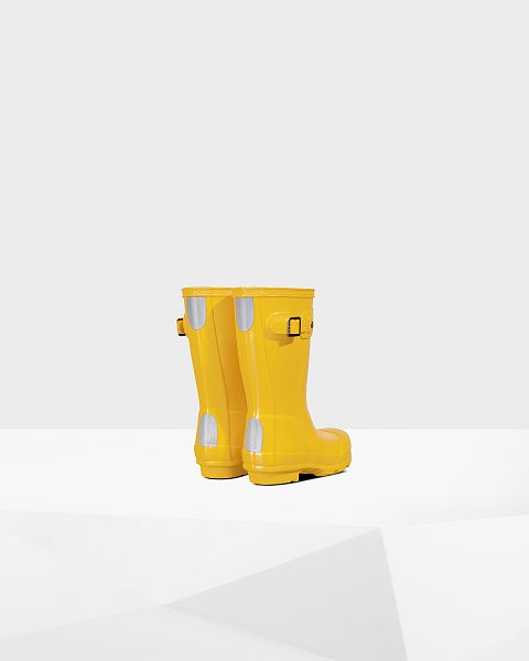 Yellow Hunter Original Gloss Kids' Original Boots | NZ-62384