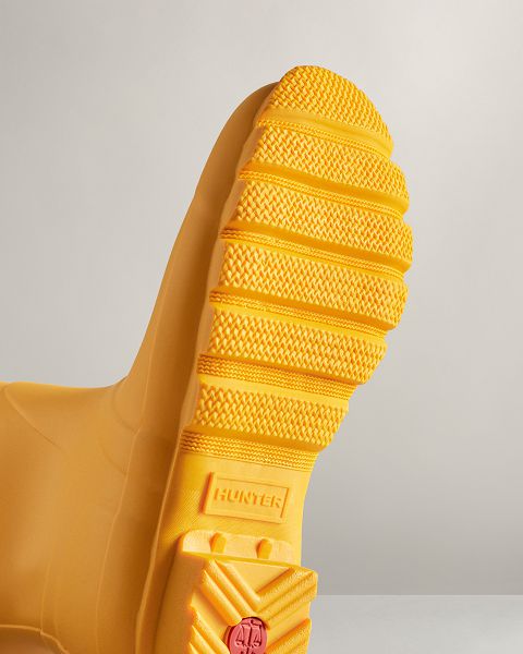 Yellow Hunter Original Short Women's Rain Boots | NZ-60793