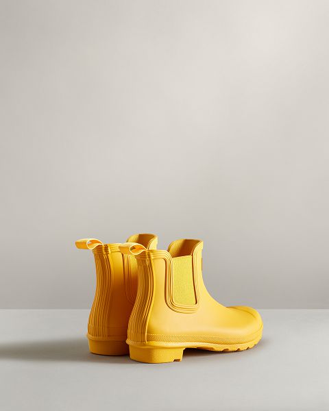 Yellow Hunter Original Women's Chelsea Boots | NZ-82547